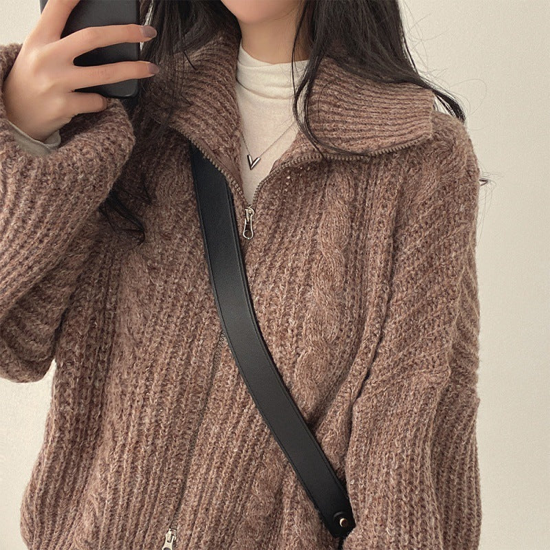 Veste Femme Chic Zip Double-face