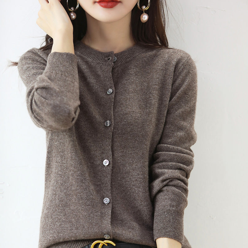 Cardigan Court Femme Chic en Maille
