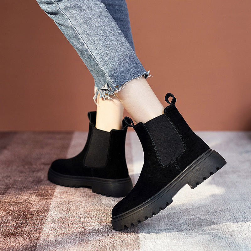 Bottines Martin Suédées