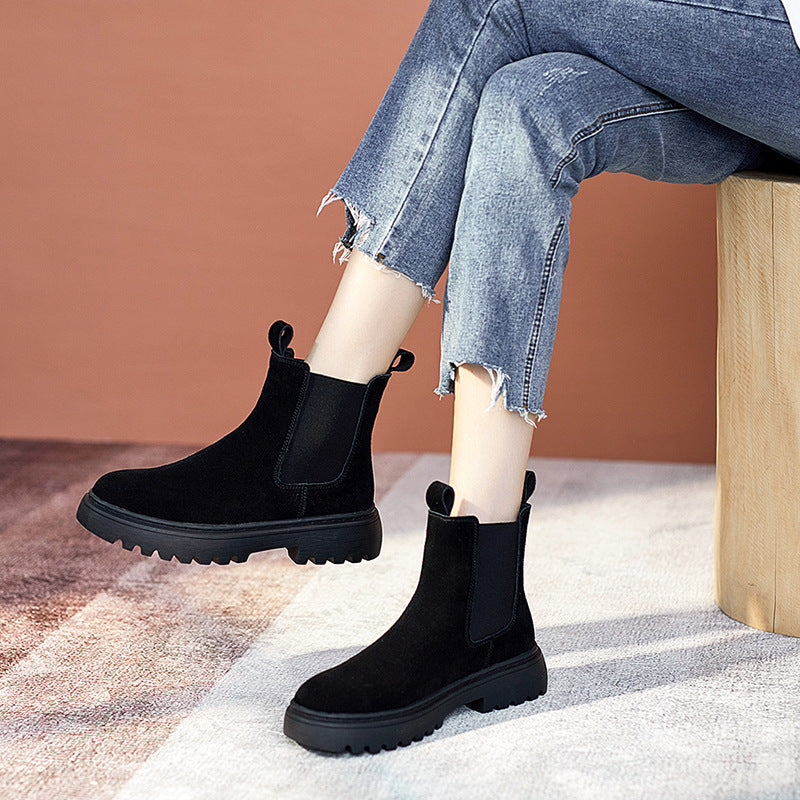 Bottines Martin Suédées