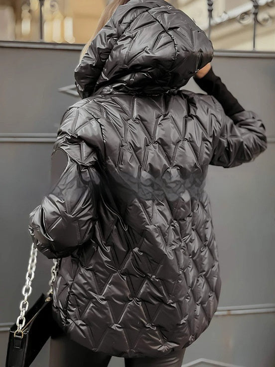 Veste Patchwork à Capuche