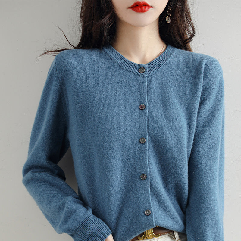 Cardigan Court Femme Chic en Maille
