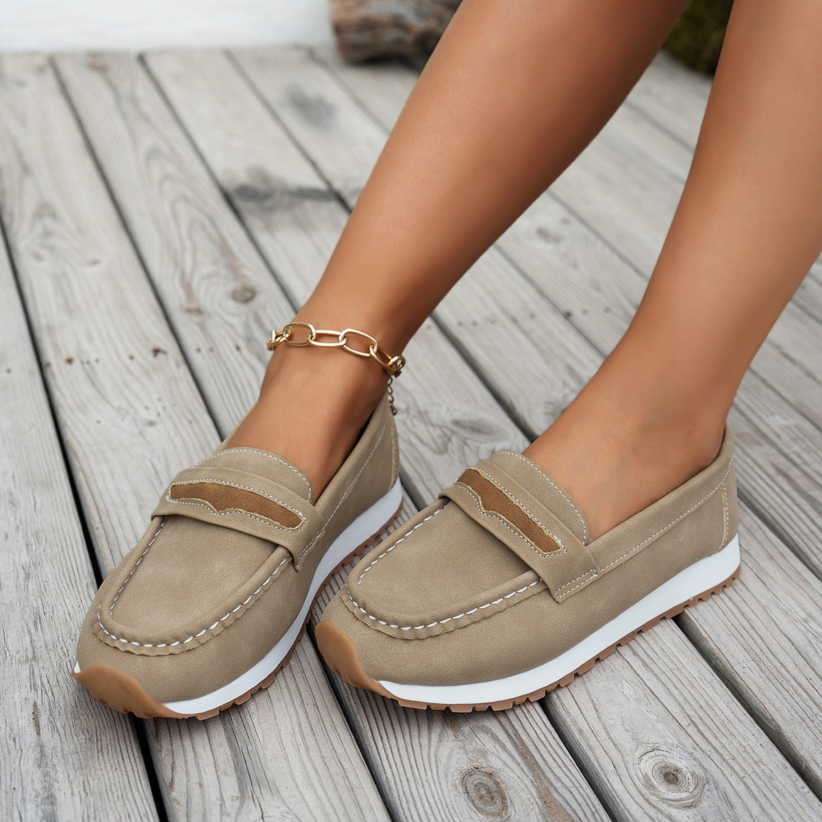 Baskets Plateforme Femme Chic