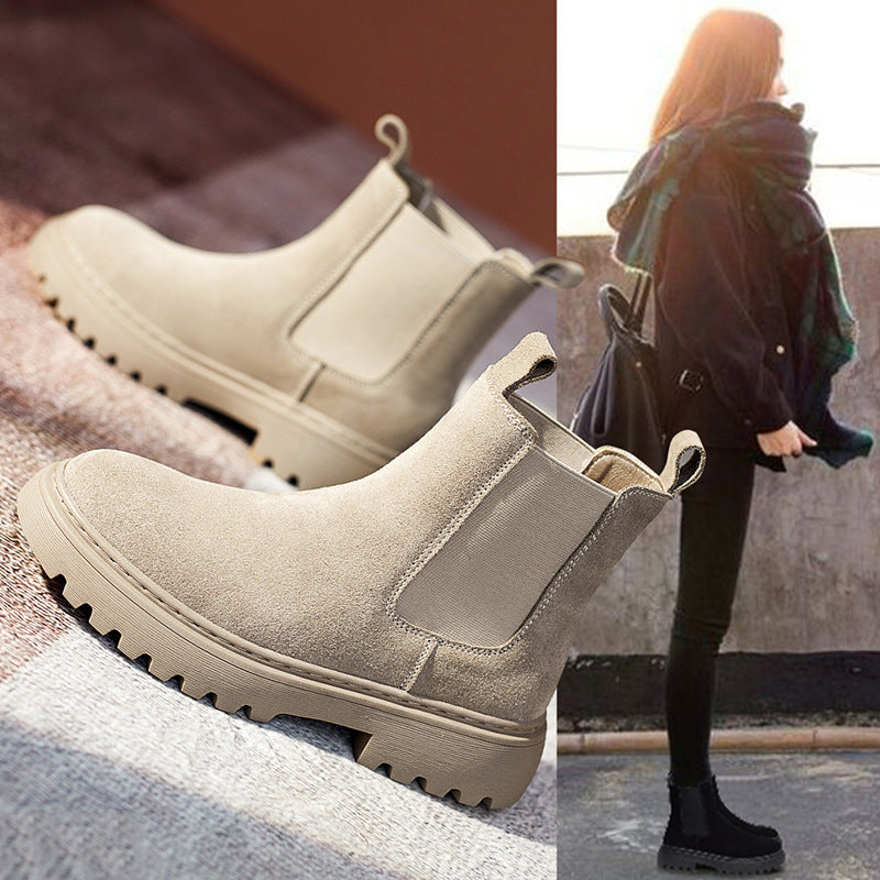 Bottines Martin Suédées