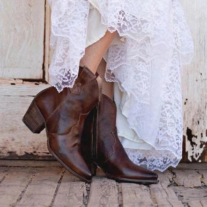 Bottines Pointues Chic Parisiennes