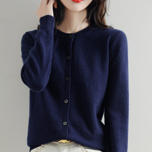 Cardigan Court Femme Chic en Maille