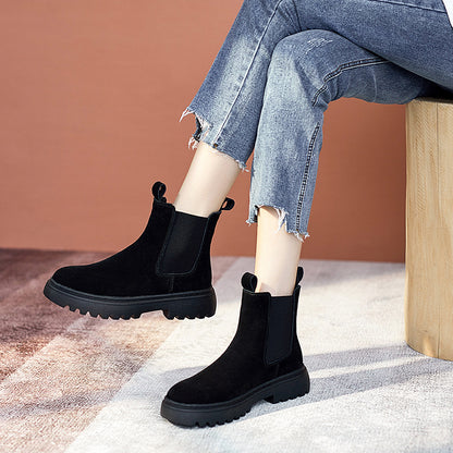 Bottines Martin Suédées