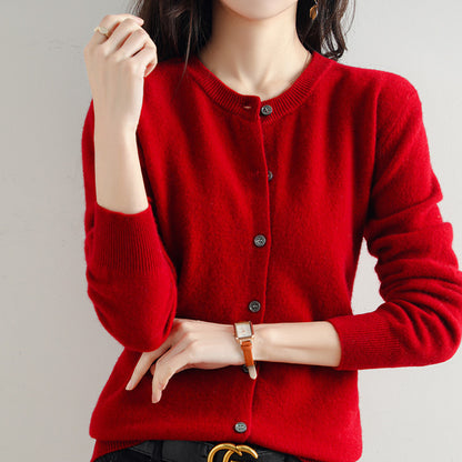 Cardigan Court Femme Chic en Maille