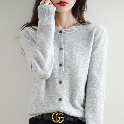Cardigan Court Femme Chic en Maille