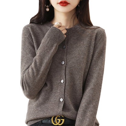 Cardigan Court Femme Chic en Maille